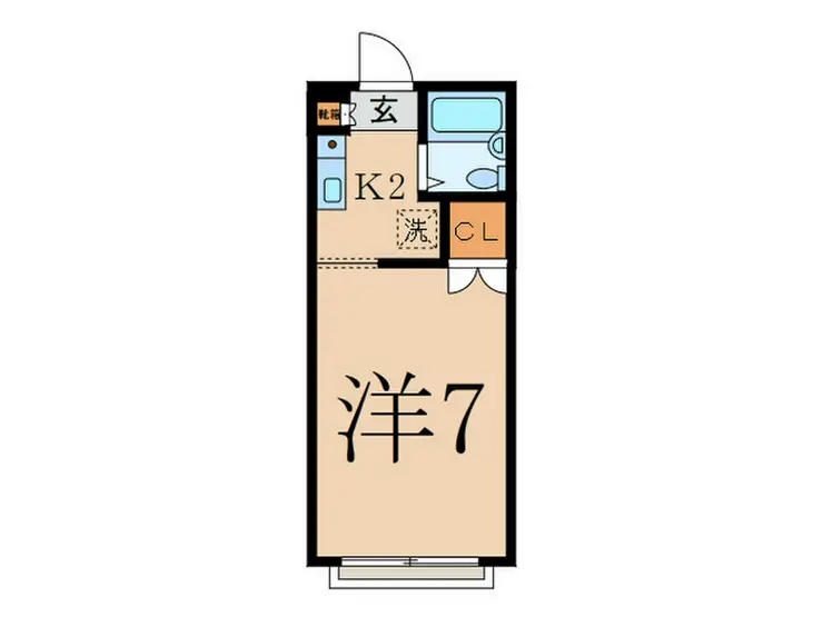 アルベルジュ 1階階 間取り