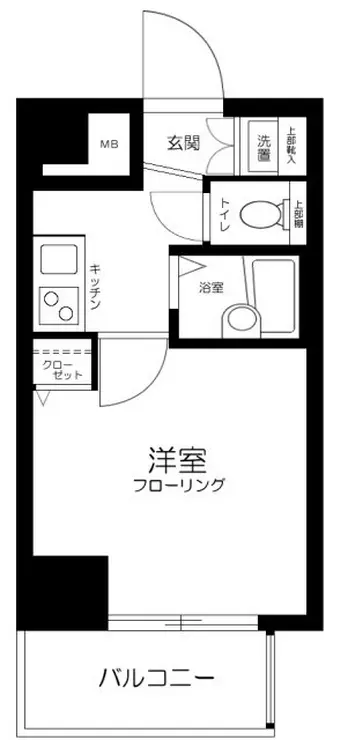 エクセリア早稲田II 12階階 間取り