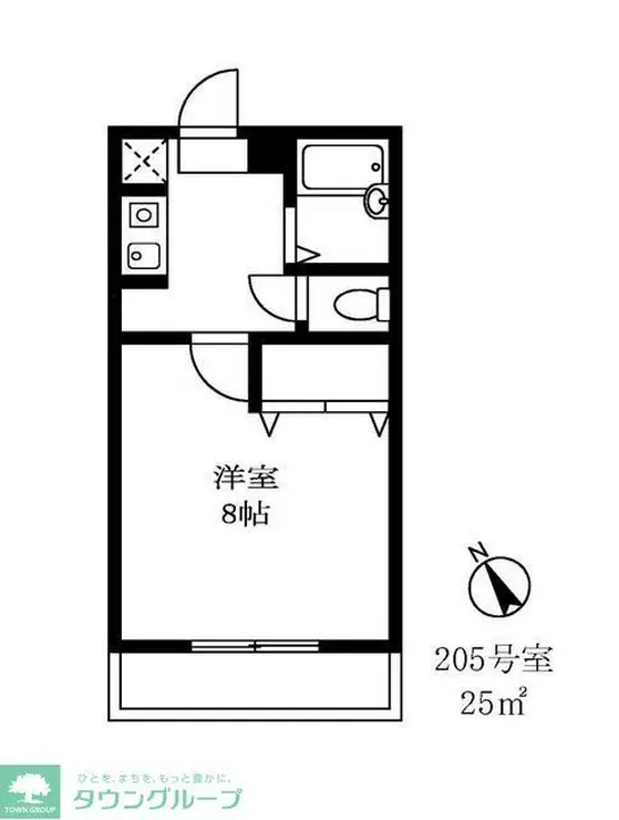 ジュネス中村 2階階 間取り