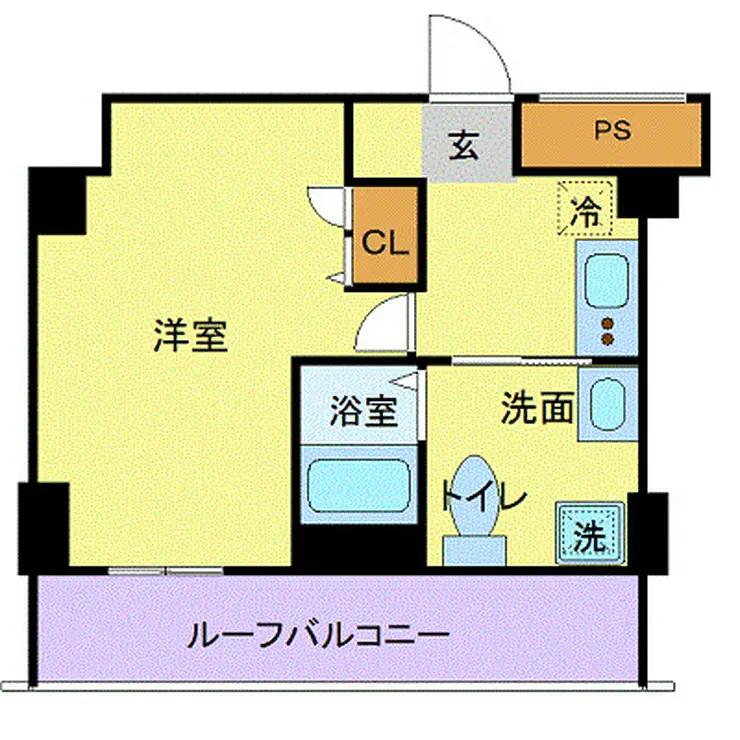 スカイコート東京ベイ・東雲 5階階 間取り