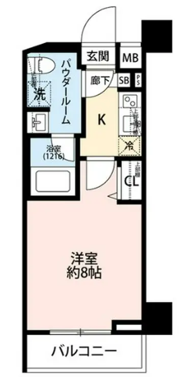 プレール・ドゥーク中板橋 2階階 間取り
