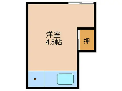 ORIENTAL POSSE INC(ワンルーム/1階)の間取り写真