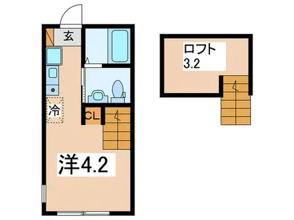 フォレスト文京(ワンルーム/1階)の間取り写真