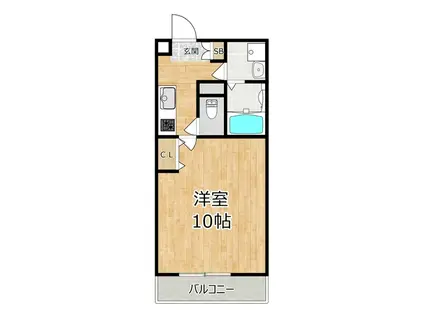 DEKIJIMA2720(1K/2階)の間取り写真