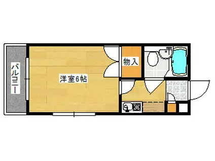 第5光和ビル(1K/2階)の間取り写真