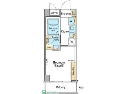 FUU OIMACHI BY LATIERRA(1K/5階)の間取り写真