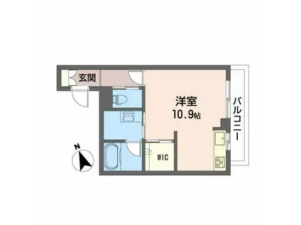 D-ROOMセレーノ(1LDK/3階)の間取り写真
