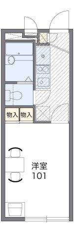 レオパレス109SII(1K/2階)の間取り写真