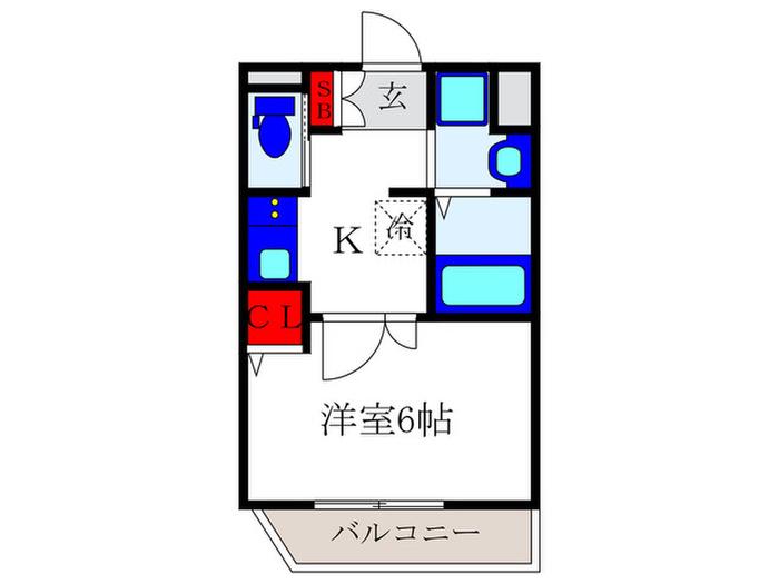 L&CスターハイツNO17(1K/2階)の間取り写真