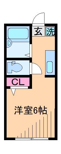 フェリシモ日吉(1K/3階)の間取り写真
