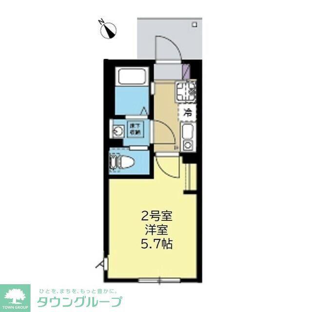 方舟追浜(1K/3階)の間取り写真