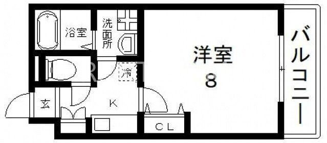 LIVIAZ OSAKA イースト(1K/5階)の間取り写真