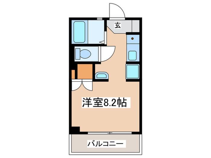 マルヴィエント湘南茅ヶ崎(ワンルーム/3階)の間取り写真