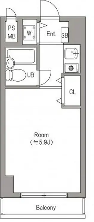 ヒルズ駒場東大前 2階階 間取り