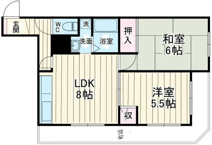 ジーエムコーポ八千代台 3階階 間取り