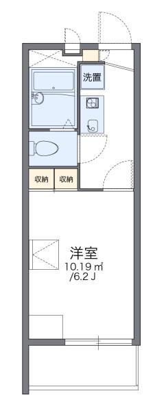 レオパレス武庫川東(1K/3階)の間取り写真