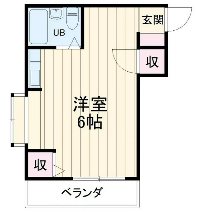カレッジハイツ西竹之丸 2階階 間取り