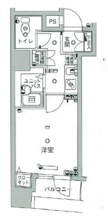 スカイコートヌーベル入谷 11階階 間取り