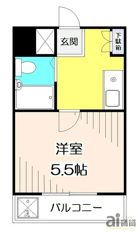 アーバンコート野島 4階階 間取り