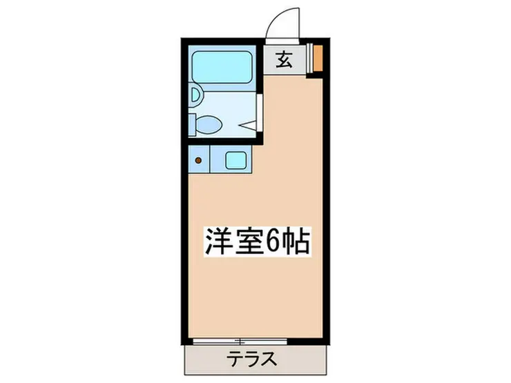トシパレス宿河原 1階階 間取り