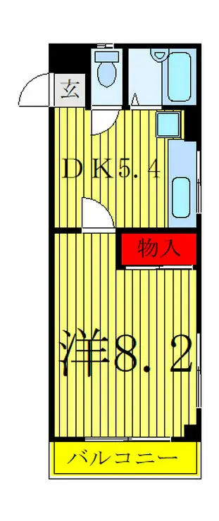 ラフィーネ金杉 2階階 間取り