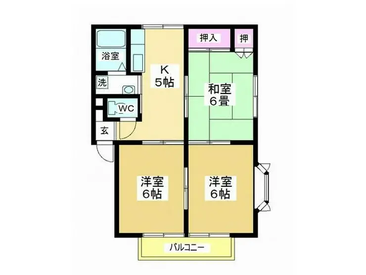 サンハウス高沢 1階階 間取り