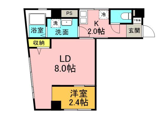M TERRACE住吉(1LDK/3階)の間取り写真
