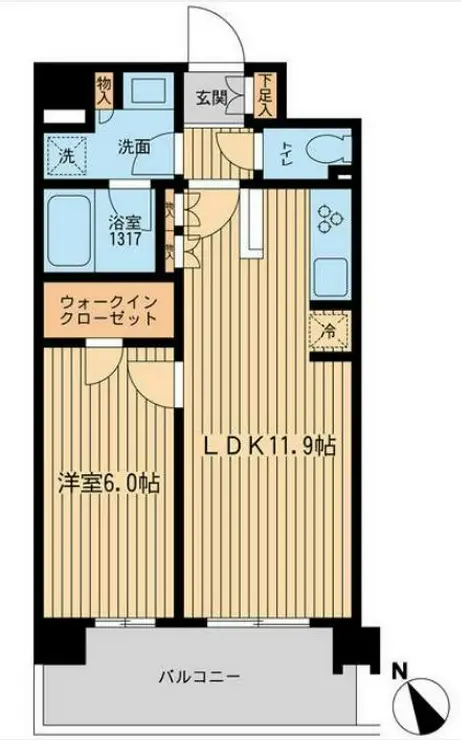 BLESS上池袋 4階階 間取り