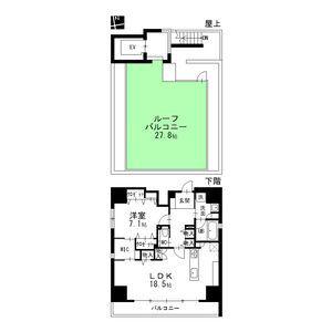 サンシャイン大須(1LDK/11階)の間取り写真
