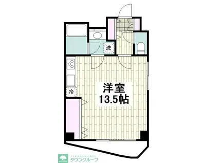 エクセル自由が丘(ワンルーム/2階)の間取り写真