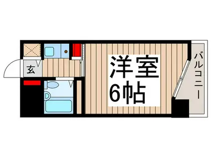 リエス清瀬(ワンルーム/2階)の間取り写真