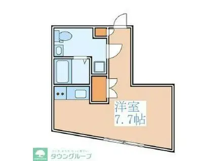 GRAN PASEO 阿佐ヶ谷(ワンルーム/1階)の間取り写真