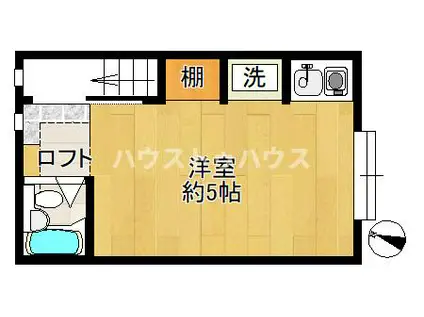 フルール赤羽(ワンルーム/2階)の間取り写真