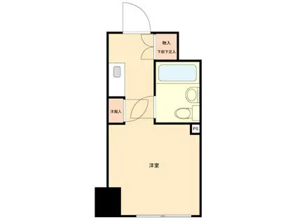 サンハイム田町(ワンルーム/6階)の間取り写真