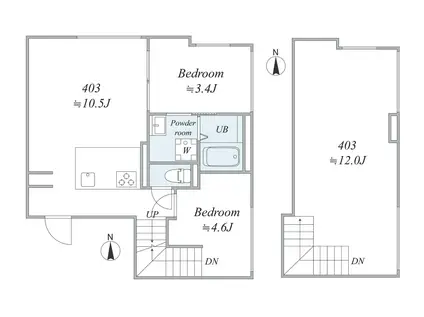 TRIAS292(3LDK/4階)の間取り写真