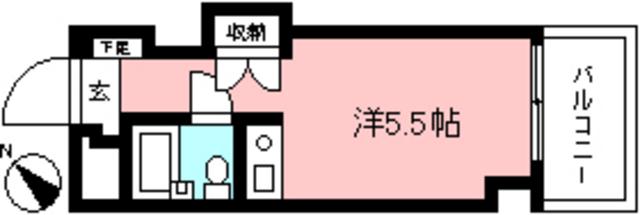 ドルチェステージ千歳(ワンルーム/7階)の間取り写真