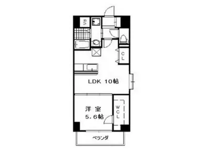 グローリア・ミオ・大野城(1LDK/2階)の間取り写真