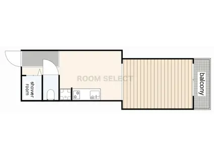 アーバンヴィラ覚王山(1K/3階)の間取り写真