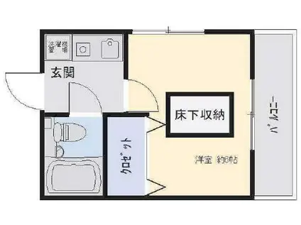 ティーアイハウス(1K/1階)の間取り写真