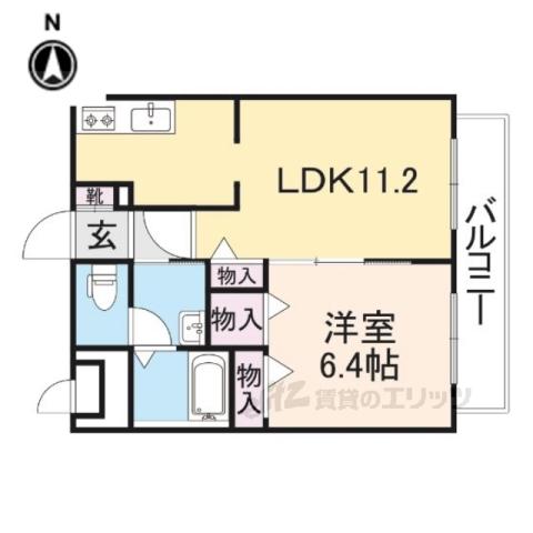 プラン・ラノ2(1LDK/1階)の間取り写真