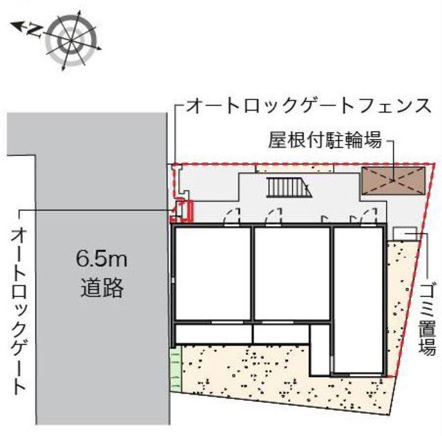 クレイノゆうり(1K/4階)の間取り写真