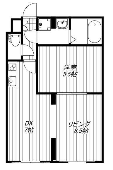 リーリオ堀切(1LDK/5階)の間取り写真