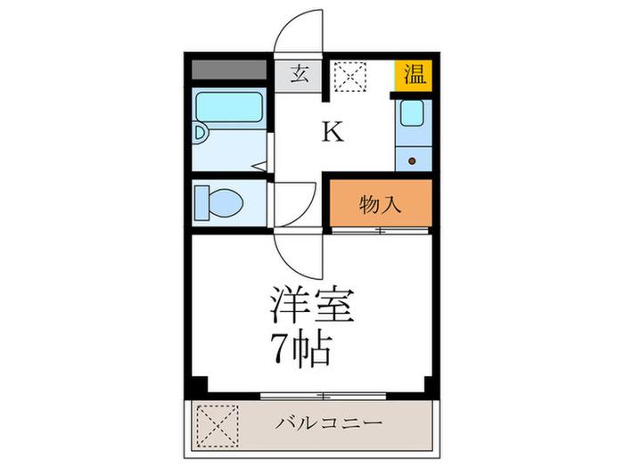 OASIS21(1K/1階)の間取り写真