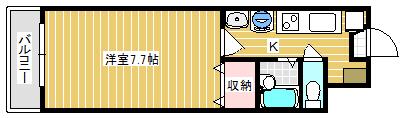 AVANIR(1K/2階)の間取り写真