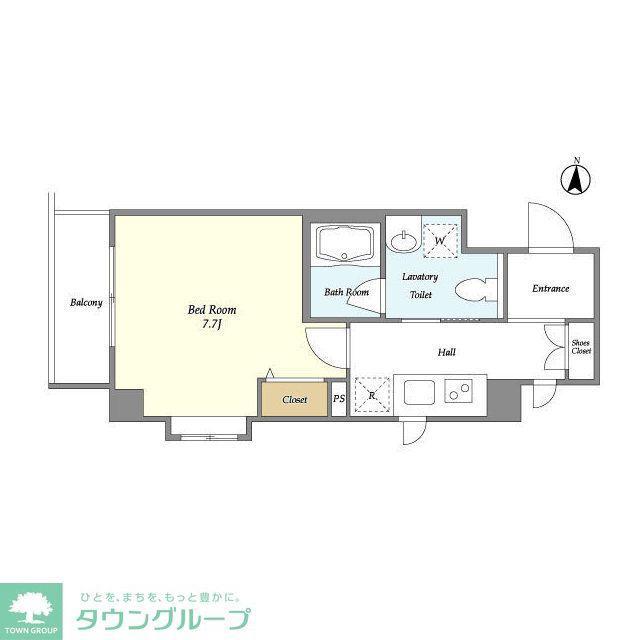 アーバンフォート住吉(1K/6階)の間取り写真
