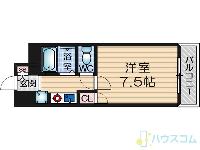 フォルシアM(1K/2階)の間取り写真