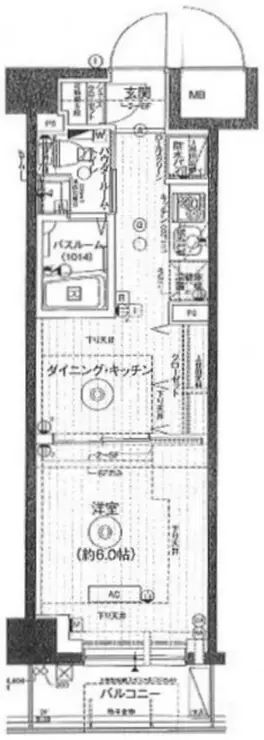 エステムプラザ凌雲閣 5階階 間取り