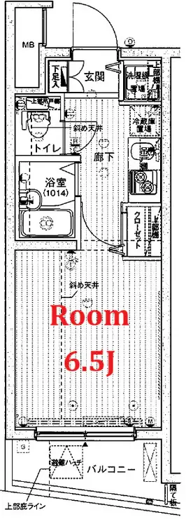プレール・ドゥーク練馬 5階階 間取り