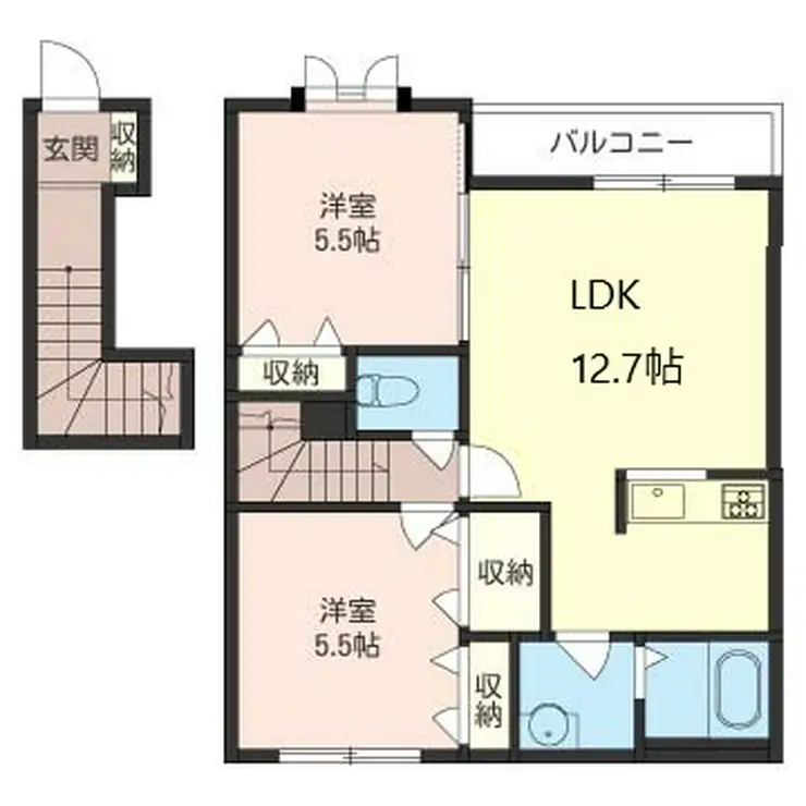 フルハウス 2階階 間取り