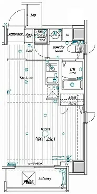レオーネ亀戸 9階階 間取り